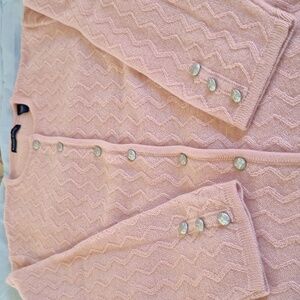 Karen Scott wool sweater, pink, size XL, never worn